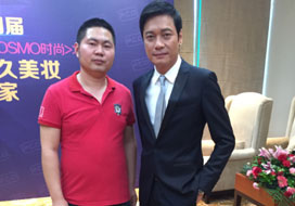 广州WG电子与明星合影