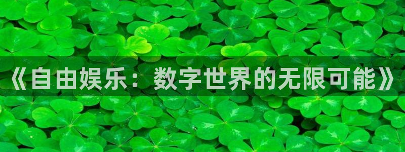 wg电子：《自由娱乐：数字世界的无限可能》