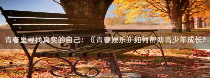 wg电子：青春里寻找真实的自己：《青春娱乐》如何帮助青少年成长?